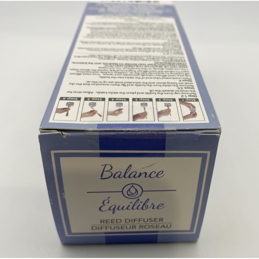 Balance Reed Diffuser‎ Equilibre  Aromatherapy 1.01oz 7 Reed Sticks - Picture 6 of 7